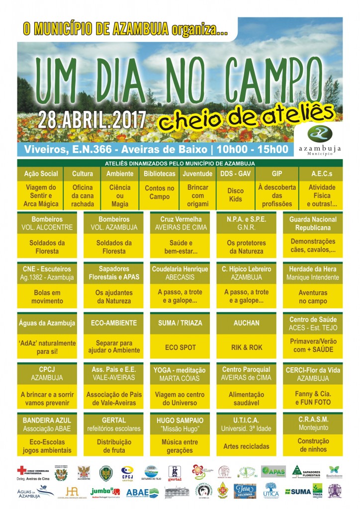 Cartaz promocional "Um Dia no Campo"