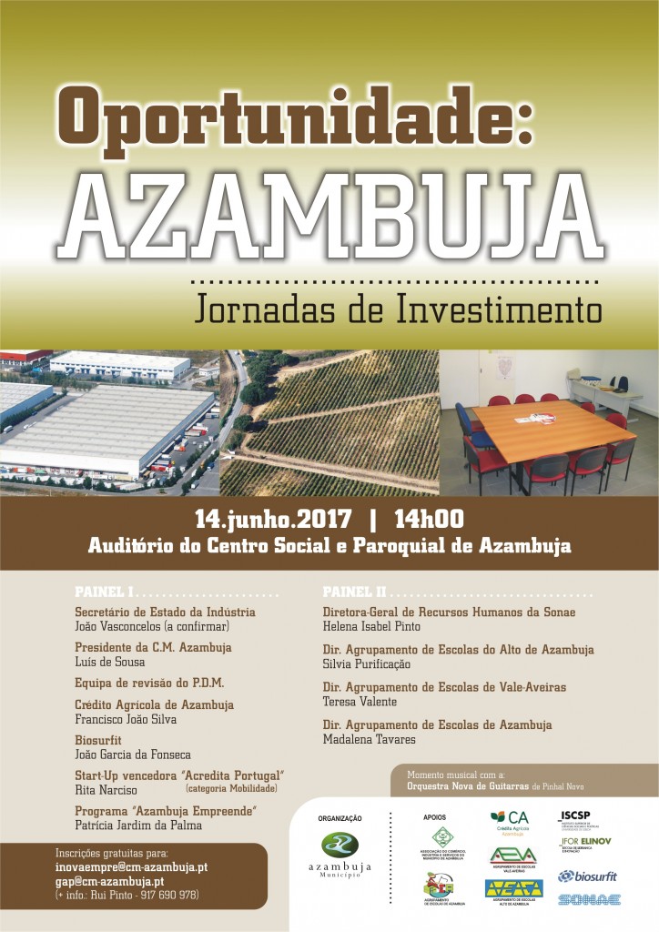 Cartaz Jornadas de Investimento