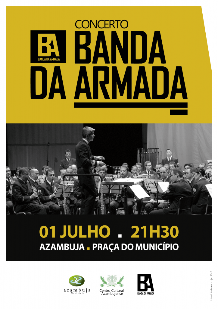 Cartaz "Concerto Banda da Armada"