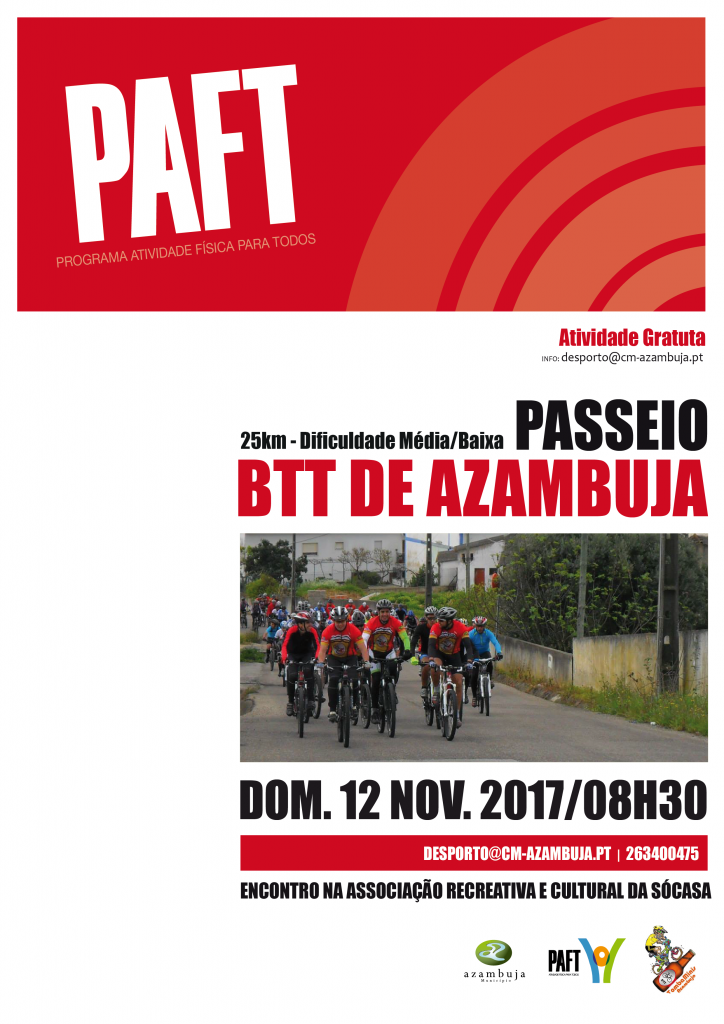 Cartaz Passeio BTT - PAFT